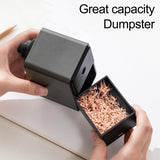 deli Hand Crank Manual Pencil Sharpener 5th Gear Portable Pencil Sharpener Kids Hand Pencil Sharpeners for 6.9-8 mm Pencils (Charcoal) deli