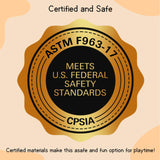 Romswi 3 in 1 Wooden Kids Table and Chair Set with Storage Drawer, Double-Sided Detachable Tabletop for Crafts, Drawing, Reading, Playroom - Ages 5-8 Romswi