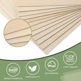 10 Pack Basswood Sheets12x18x1/8 Inch, Unfinished Wood for Crafts, 3mm Basswood for Laser Cutting & Engraving, Wood Burining,Architectural Models, Wood Board for Painting. ESRICH