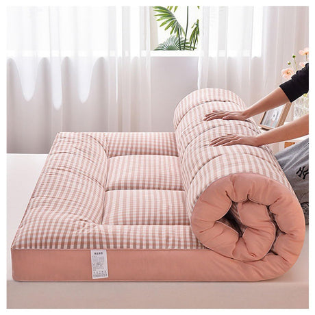 LXBche Tatami Mat Sleeping Pad Japanese Floor Mattress Soft Skin Friendly Futon Mattress Foldable Thai Massage Bed Mattresses Non-Slip and Breathable Camping Mattress for Guest Travel (Color : 11, S LXBche