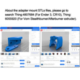 FYSETC CNC All Metal Sherpa Mini Extruder Light Weight Kit with 36 Moons Motor High Temperature Resistance Machined Part Compatible with Voron2.4 Ender-3 V2 CR-10 S Ender-2 Prusai3 FDM 3D Printers FYSETC