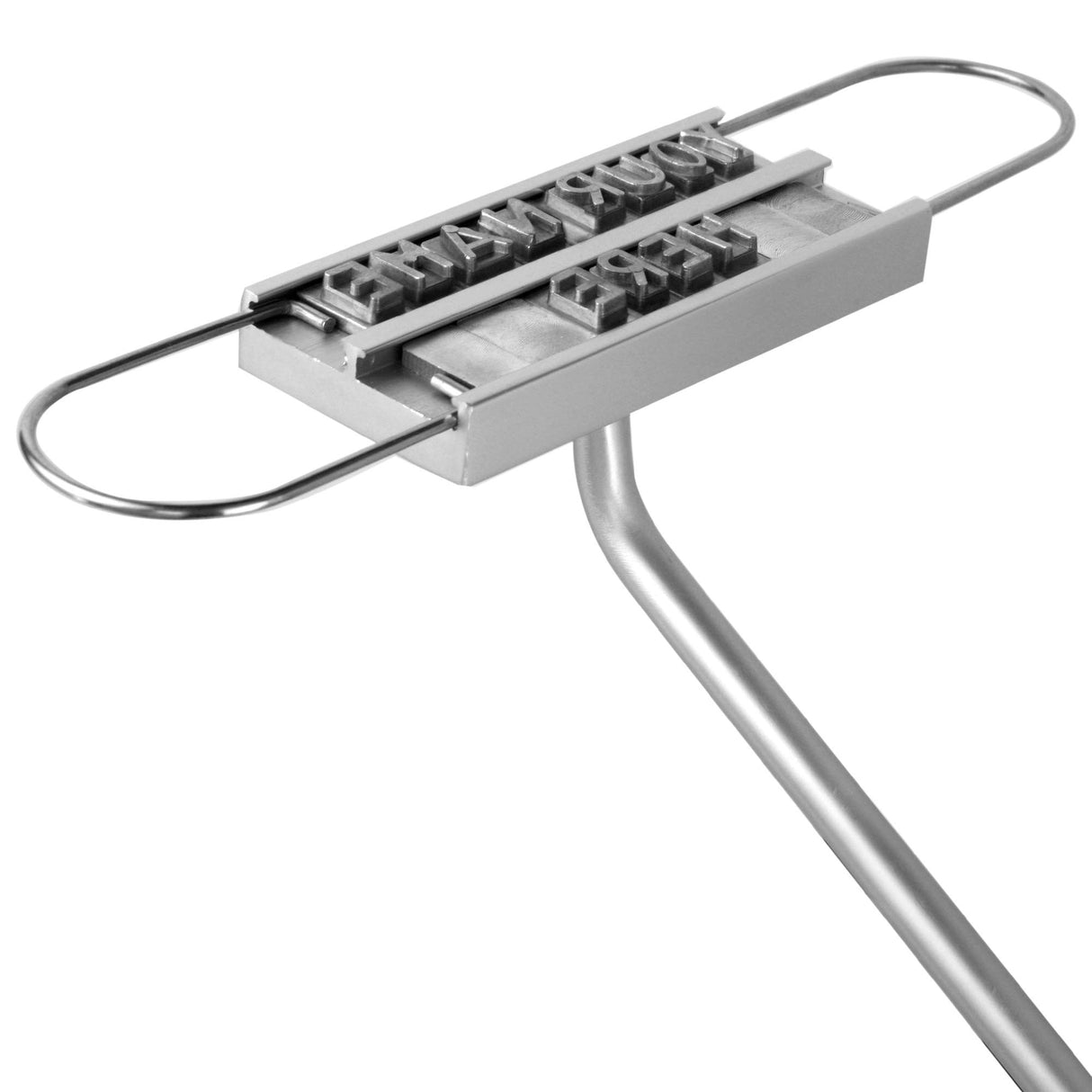 Barbuzzo Custom BBQ Branding Iron - Personalise Your Meat with Changeable Letters for Steaks, Burgers, and More Barbuzzo