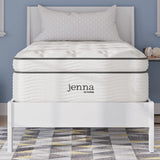 Modway Jenna 14” Innerspring Pillow Top Twin Mattress With Individually Encased Coils Modway