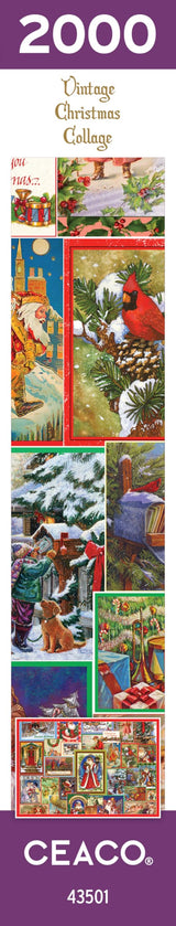 Ceaco - Vintage Christmas Collage - 2000 Piece Jigsaw Puzzle Ceaco