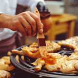 Pastry Brushes for Baking Basting Brush with Boar Bristles and Beech Hardwood Handles Culinary Oil Brush for Barbecue Butter Grill BBQ Sauce Baster Marinade Kitchen Food Cooking Brushes (1/1.5-4PCS) FurRain