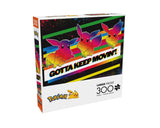 Buffalo Games - Pokemon- Gotta Keep Movin' - 300 Piece Jigsaw Puzzle for Adults Challenging Puzzle Perfect for Game Nights - Finished Size is 21.25 x 15.00 Buffalo Games