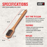 Weber 6464 18-Inch Bamboo Grill Brush Weber
