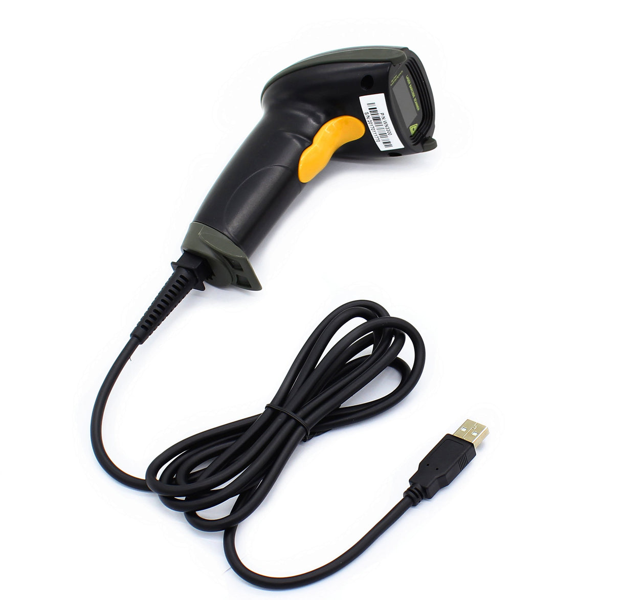 WoneNice USB Laser Barcode Scanner Wired Handheld Bar Code Scanner Reader Black WoneNice