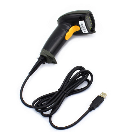 WoneNice USB Laser Barcode Scanner Wired Handheld Bar Code Scanner Reader Black WoneNice