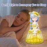 ASIOWELY Paint Your Own Princess Girls Lamp Kits,Arts and Crafts Supplies for Kids Toys Ages 4-6-8,DIY Art Night Light Painting for Girl Ages 5-10,Birthday Gifts for 3-12+ Year Old Toddler Teens Adult ASIOWELY