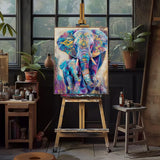 Natuyalo Animals Paint by Numbers Kit for Adults - Elephants Family Paint by Number on Canvas Without Frame, DIY Acrylic Painting for Ideal Gift Home Wall Decor (16x20 Inch) Natuyalo
