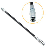 FIXSMITH-Grease-Gun-Hose,4500 PSI,12 Inch Flexible Whip Hose Extension with Coupler for Hand Operated Grease gun,1 PACK. FIXSMITH