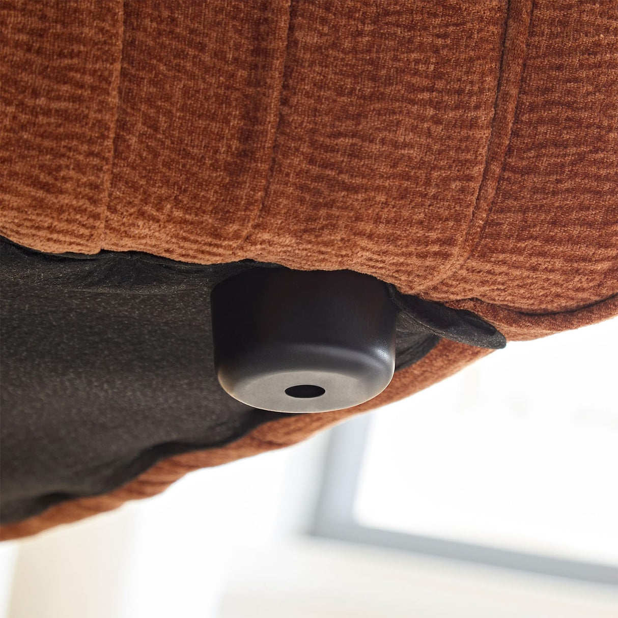 92'' Modern Elegant Curved Sofa, 4 Seater Irregular Curved Sofa Arms Chenille Fabric Deep Seat, Tight Curve Back Velvet Cloud Sofas for Living Room Apartment Office (Orange) mr.waiba