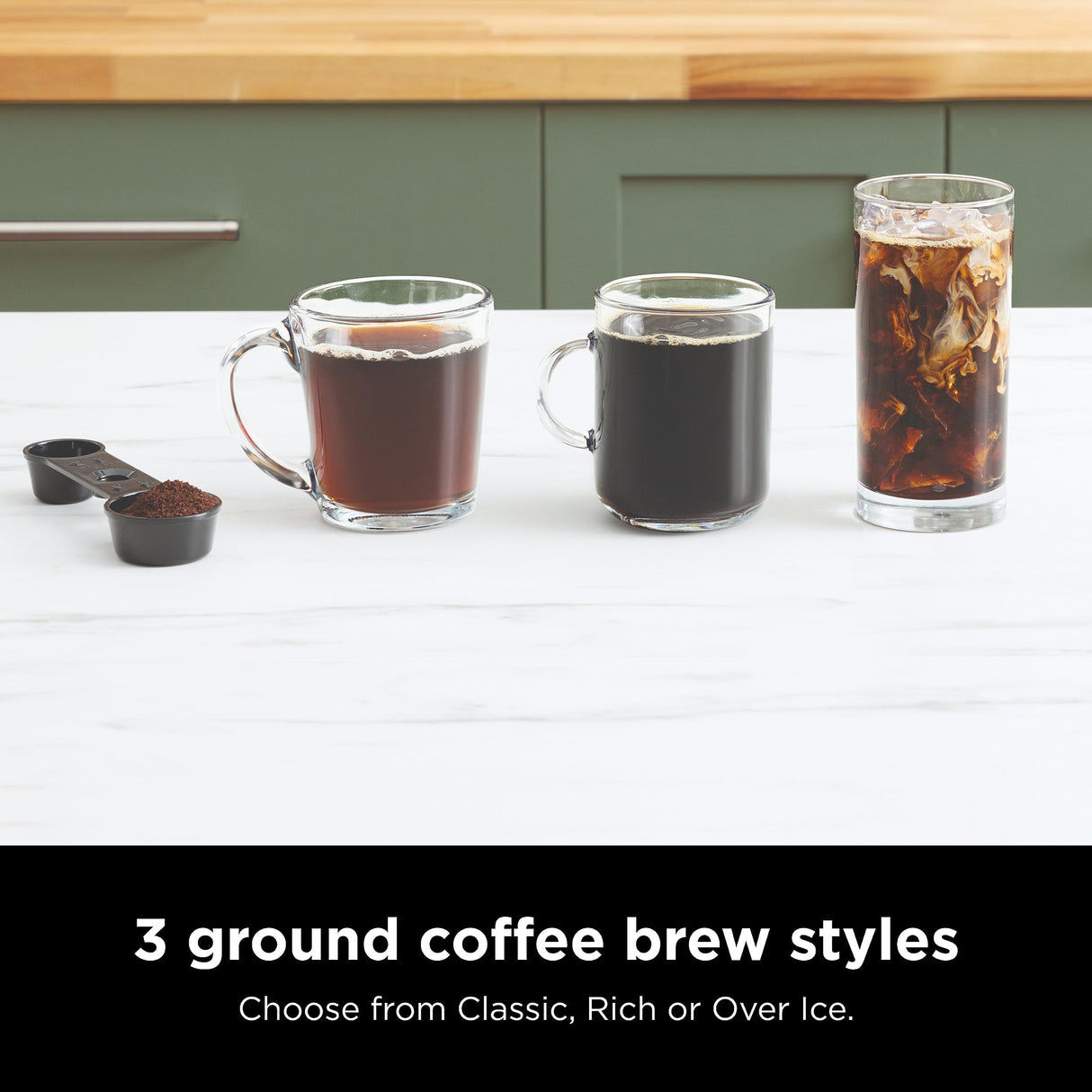 Ninja Espresso & Coffee Maker & Barista System, 3 Espresso Brew Styles, Single-Serve Coffee & Nespresso Capsule Compatible, Built-in Frother, Espresso, Cappuccino & Latte Maker, Black, CFN601 Ninja