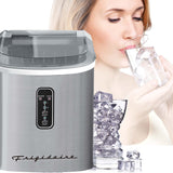 Frigidaire EFIC103-AMZ-SC Counter Top Maker with Over-Sized Ice Bucket, Stainless Steel, Self Cleaning Function, Heavy Duty, Stainless Frigidaire