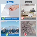 HIRESC 8 Pack Art Acoustic Panels Sound Proof Foam for Walls, 48X32 Inches Decorative Sound Absorbing Panels for Bedroom, Adhesive Included, Glaciers HIRESC