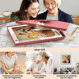 SJUTOUCI Diamond Art Painting Kits for Adults, Dog Diamond Art Kits for Beginners, 5D DIY Full Drill Gem Craft for Home Decor Gift 11.8x11.8inch, Animal SJUTOUCI