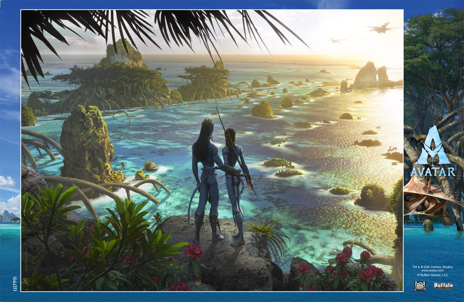 Buffalo Games - Avatar: The Way of Water - The Distant Atolls - 1000 Piece Jigsaw Puzzle for Adults Challenging Puzzle Perfect for Game Nights - Finished Size is 26.75 x 19.75 - WoodArtSupply