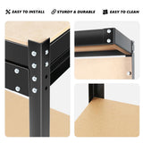 PULLAFUN 63 Inch Work Benches,Work Table 300Lbs Load Capacity Heavy Duty MDF Wood Desktop Work Table for Garage, Workshop, Office and Home PULLAFUN
