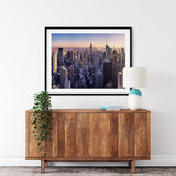 Diamond Painting City New York Skyline at Sunset USA Skyline City Aerial Building for Adult Painting Kits Diamond Art Perfect for Home Wall Decor 12"x16" Handmade Arting