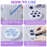 LET'S RESIN Upgraded Large DND Silicone Molds for Resin With 7 Cavities, Polyhedral Stereoscopic Game Epoxy Resin Molds for DIY Dice Making, Table Board Game LET'S RESIN