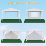 GODECOR 10'x10' Outdoor Canopy Party Tent, Outdoor Event Shelter, Gazebo Canopy with Removable Window Walls for Wedding Celebration Graduation Birthday GODECOR