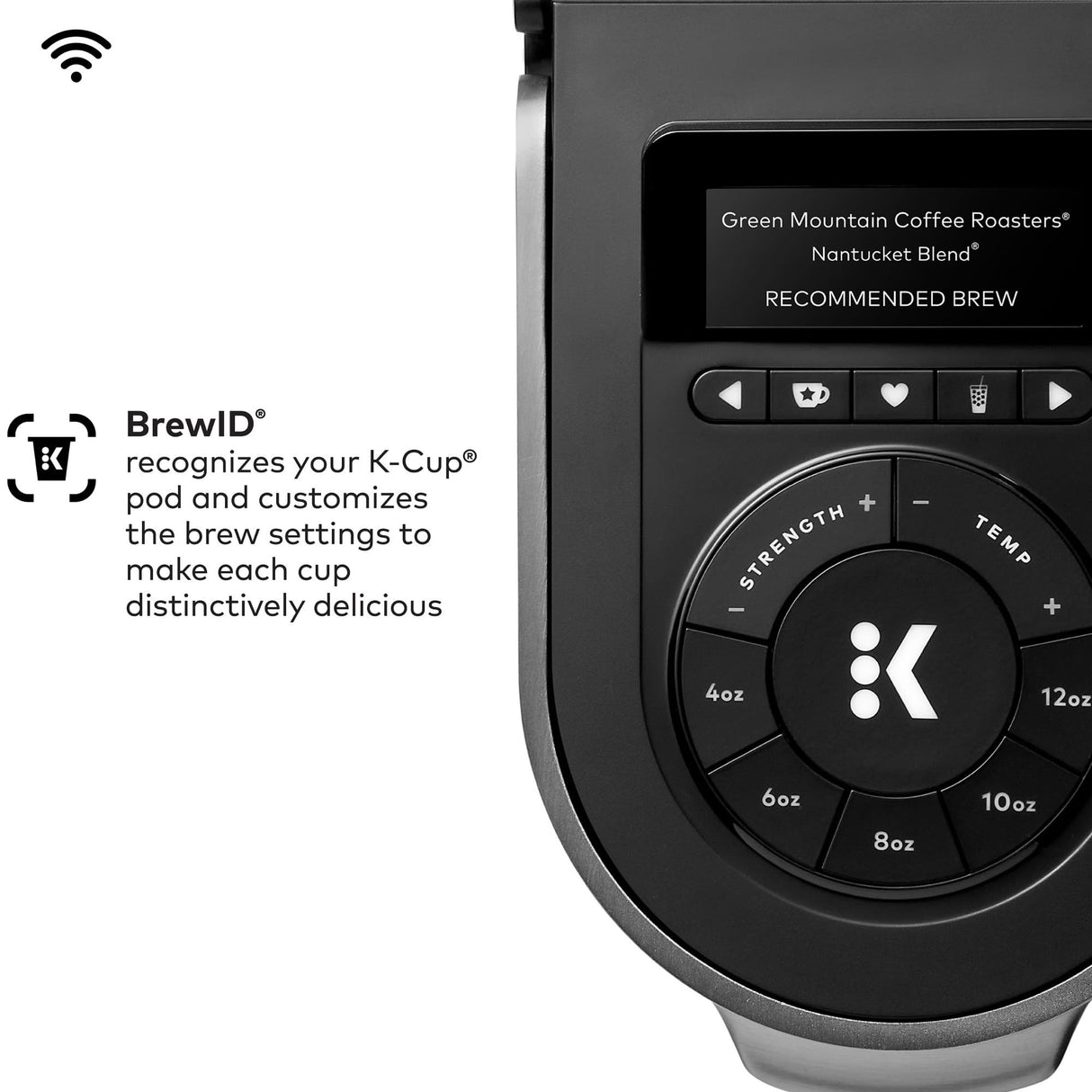 Keurig K-Supreme Plus SMART Coffee Maker, Single Serve K-Cup Pod Coffee Brewer, BREWID and MultiStream Technology, 78 Oz Keurig