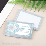 Framendino, 6 Pack Sublimation Blank Business Card Holder Metal Heat Transfer Card Case Pocket for Business Framendino
