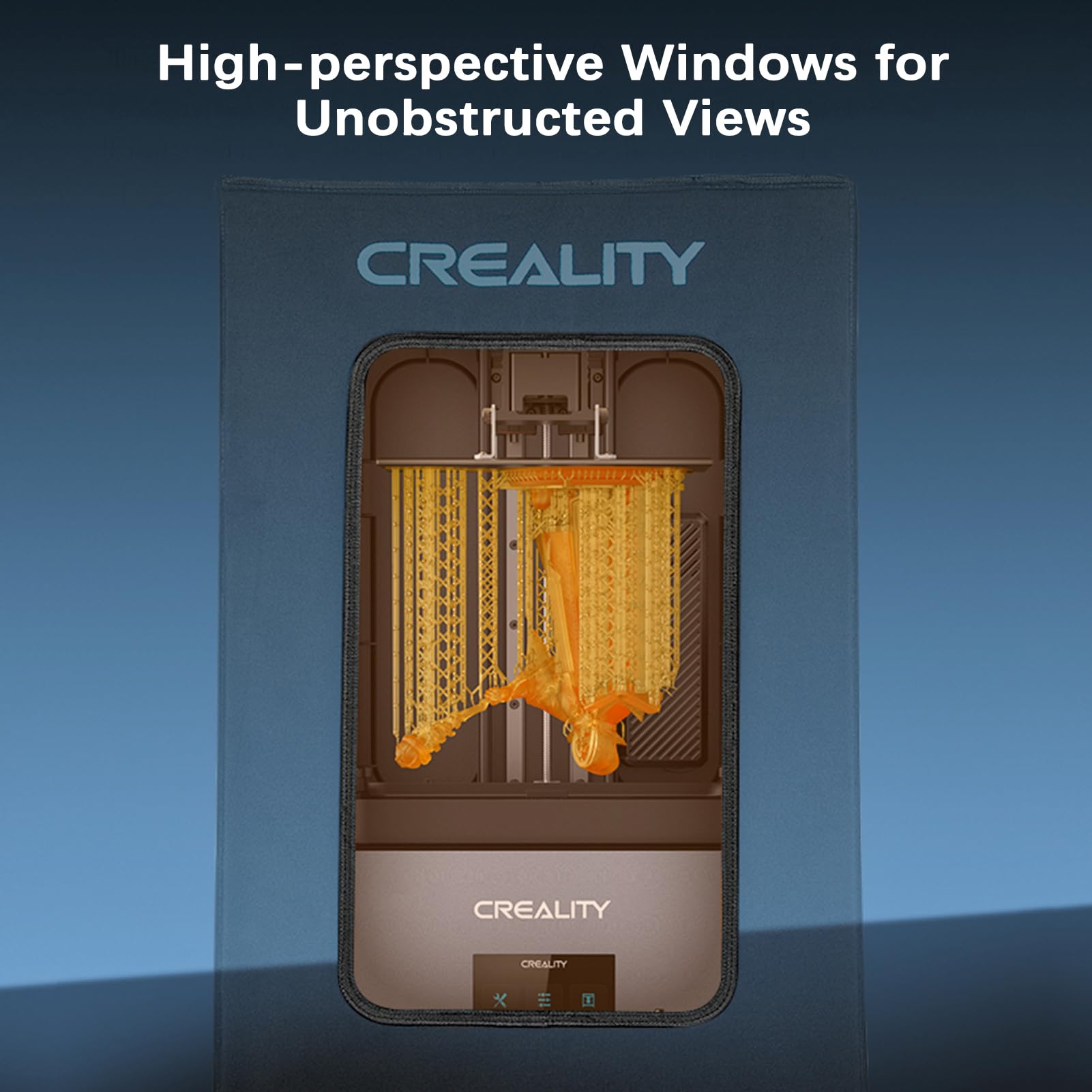 Creality Resin 3D Printer Enclosure Protective Cover with Ventilation, Carbon Filter, Fresh Air, Dust&Noise Reduce Tent for HALOT ONE/PLUS/PRO, HALOT SKY, HALOT LITE, HALOT MAGE/PRO, HALOT RA - WoodArtSupply