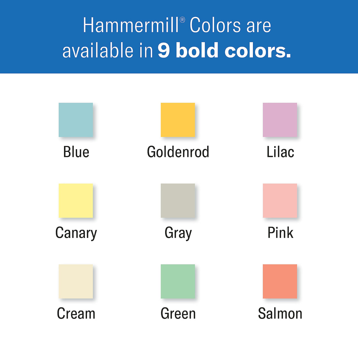 Hammermill Colored Paper, 20 lb Canary Printer Paper, 8.5 x 11-10 Ream (5,000 Sheets) - Made in the USA, Pastel Paper, 103341C Hammermill