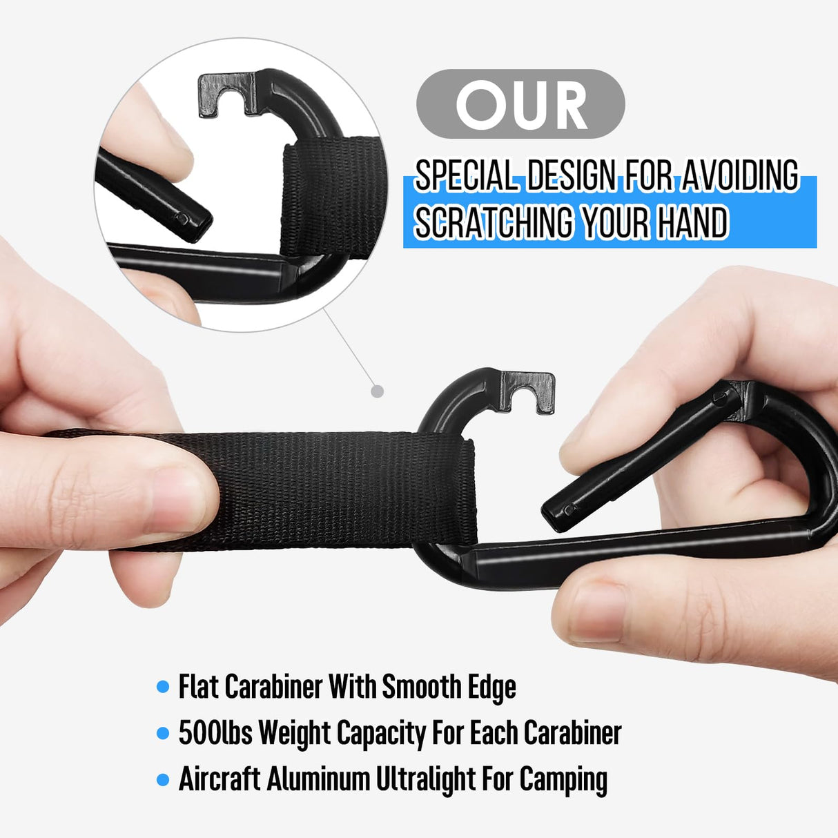 Camping Hammock Double & Single Portable Hammock with Tree Straps, Lightweight Nylon Parachute Hammocks Camping Accessories Gear for Indoor Outdoor Backpacking, Travel, Hiking, Beach Grassman