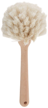 Fox Run Kitchen Brush, Natural Horsehair Fiber Dish and Glass Brush, 10" Fox Run
