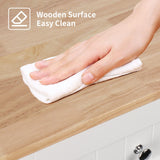 Betterhood Tilt Out Trash Cabinet 10 Gallon Wooden Free Standing Laundry Sorter Cabinet,Recycling Cabinet with Hideaway Drawer,Tilt Out Trash Cabinet Can Bin Kitchen (White) Betterhood