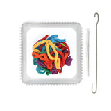 Friendly Loom 7” Traditional Potholder Weaving Kit | Sturdy Metal Loom and Quality Cotton Weaving Loops in Rainbow Colors | Complete Kit to Weave 2 Functional Potholders | Made in the USA Harrisville Designs