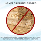 THE REFINED FELINE Cat Litter Box Enclosure Cabinet, Modern, Mahogany Brown, Round Feet, Large, Hidden Litter Cat Furniture with Drawer THE REFINED FELINE