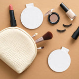 ZOOFOX 50 Pieces Compact Mirror Bulk, Round Makeup Mirror for Purse, Mini Folding Mirror for Women Girls Travel Daily Use ZOOFOX