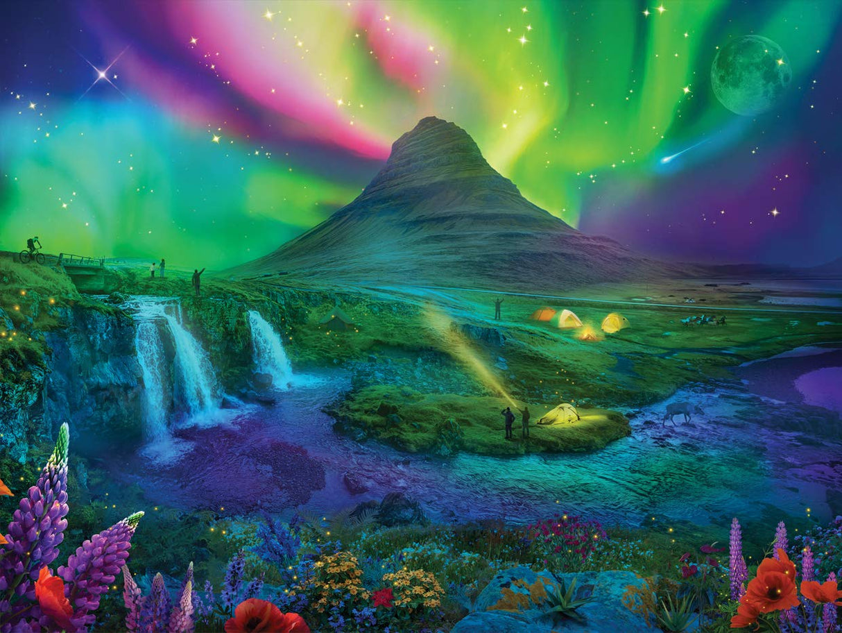 Buffalo Games - Lena - Enchanted Aurora - 1500 Piece Jigsaw Puzzle for Adults -Challenging Puzzle Perfect for Game Nights - Finished Size is 38.50 x 26.50 Buffalo Games
