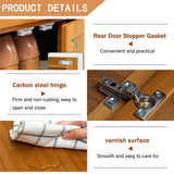 wrdela 7 Tier Bamboo Shoe Storage Cabinet, Freestanding Shoe Rack with Doors, Shoe Cabinet with 1 Flip Drawers Shoe Organizer for Entryway Slim, Hallway, Bedroom (Brown - Flip) wrdela