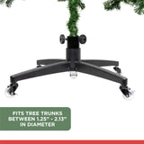 Rolling Christmas Tree Stand for up to 9 Foot Artificial Trees - Heavy-Duty Xmas Tree Stand Base with Casters and Adjustable Base - Compatible with Most Upright Tree Bags – Up to 120 lbs. HOLDN’ STORAGE