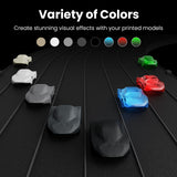 Boxed HD ABS-Like Resin Hard Tough 3D Printer Resin Photopolymer UV Curing 3D Resin Liquid with High Precision Suit for GK3 Ultra SLA/LCD/DLP Printing Functional Mechanical Print HD Light Gray 3.6KG Uniformation