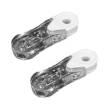 4Pcs Cord Weight Plastic Clear Safety Handles for Vertical Blinds, Blinds, Roller Blinds, Curtain Parts(88 x 30 x 14mm) Ruimou