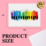 ESRICH Canvas Boards for Painting 8x10 Inch, 56 Pack Bulk 8x10 Inch Canvases for Painting- Cotton Canvas Panels for Oil, Acrylic & Watercolor Painting. ESRICH