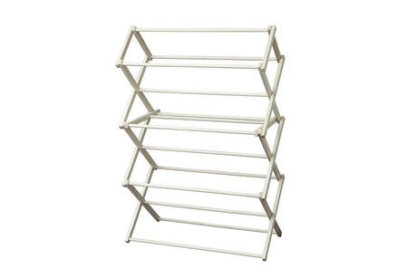 Peaceful Classics Wooden Laundry Rack - Amish Handmade Wooden Clothes Drying Rack - Foldable Drying Rack for Towel, Blanket, Linen Household Essentials - for Indoor Or Outdoor Use (52" x 36" x 16") Peaceful Classics