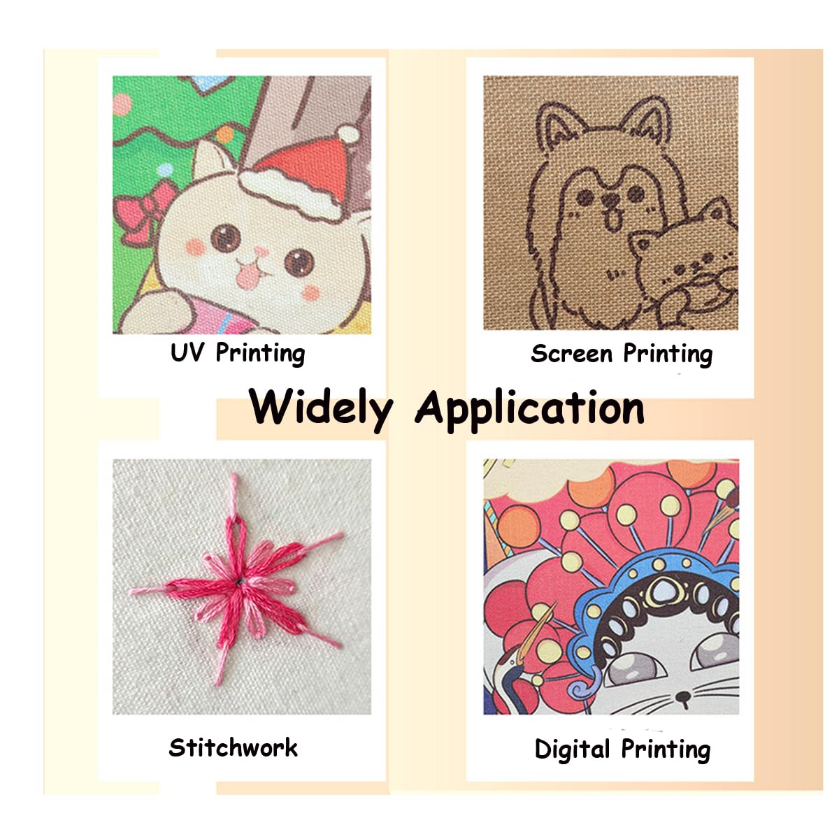 E-Found 10 Pcs Canvas Sublimation Tote Bags Blanks, Sublimation Blank Bag Resuable Washable Grocery Tote Bags for DIY Carry Books and Lunch Box E-Found