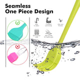 HOTEC Silicone Heat Resistant Marinading Meat Grill Basting Pastry Brush for Oil Butter Sauce Sausages Desserts Turkey Baster Grill Barbecue, Multicolor HOTEC