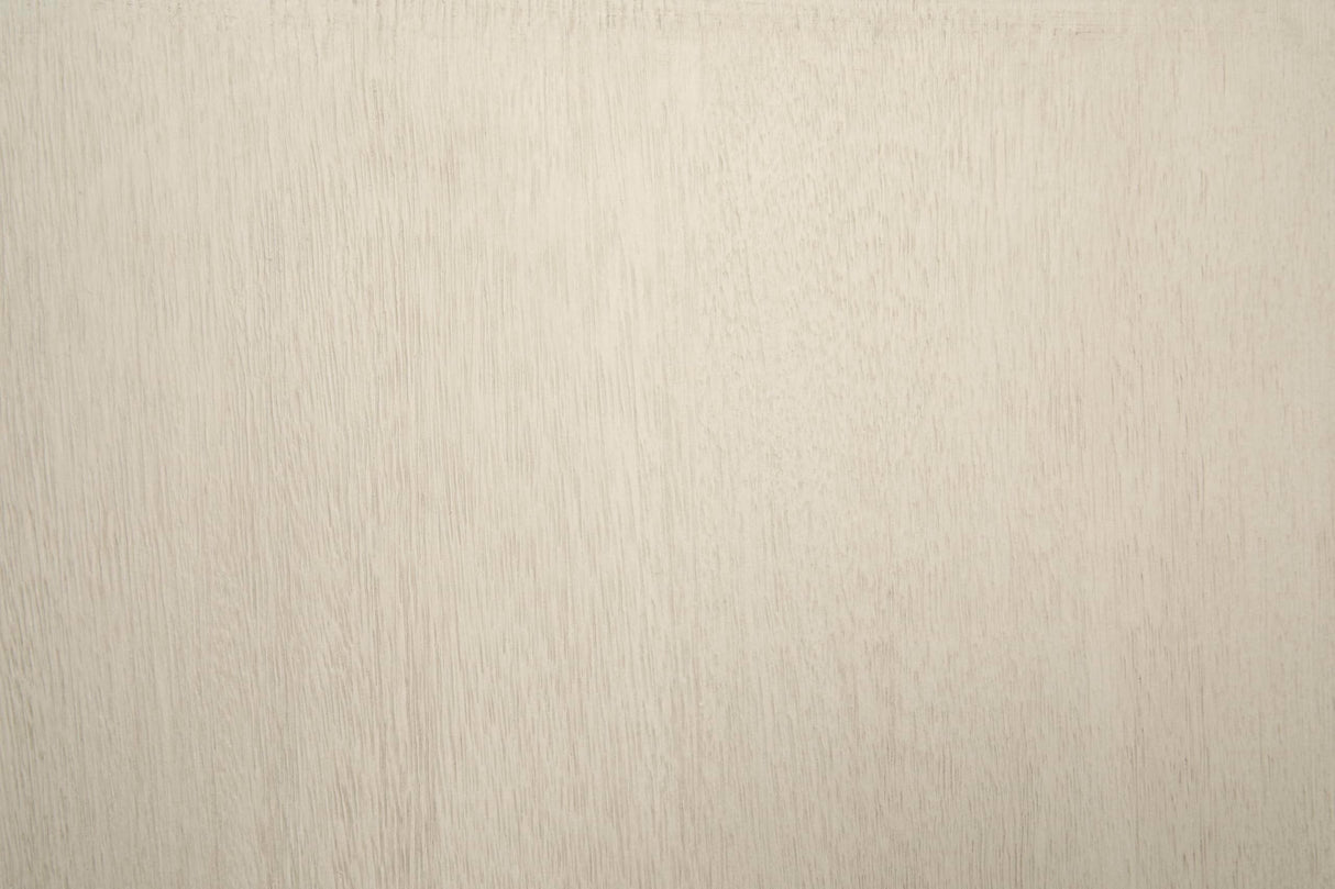 Signature Design by Ashley Bolanburg Farmhouse Extension Dining Table with Removable Center Leaf and Trestle Base, Dark Brown & White Signature Design by Ashley