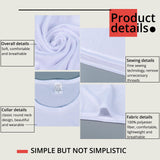 HTVRONT 5 Pack Polyester Sublimation T-Shirts Blanks - White Blank Crew Neck Short Sleeve Sublimation Shirts -Polyester Shirt for Sublimation - M HTVRONT