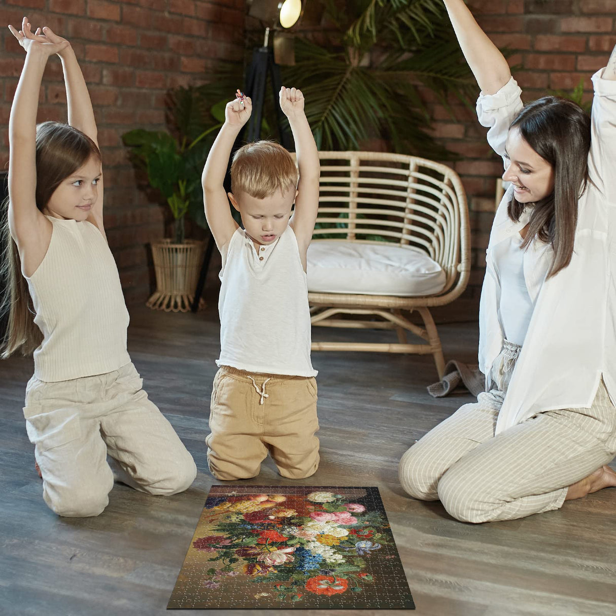 Antelope - 1000 Piece Puzzles for Adults - Vase Flower Grapes Peaches Jigsaw Puzzle 1000 Pieces, Jan Frans Van Dael Officially Licensed, High Resolution, No Dust Classic Artistic Puzzle ANTELOPE