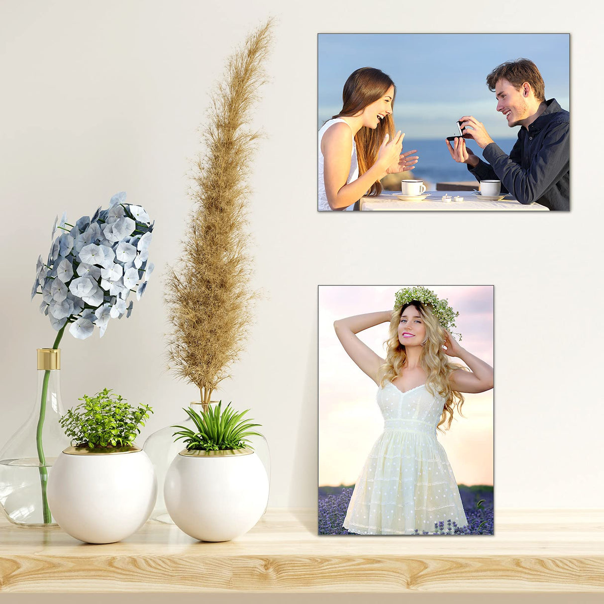 3 Pcs 8 x 10 Inch Aluminum Sublimation Metal Photo Blanks Sublimation Metal Sign Blanks 0.65 mm Thick DIY Photo Sign Blank for DIY Sublimation Printing Photo Graduation Anniversaries Birthday Ferraycle