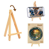 KAAYEE Wooden Puzzles for Adults, 3D Vision Effect Cave Forest Wooden Jigsaw Puzzle Unique Shape Wood Puzzle Adult, 3D Effect Flat Puzzle Birthday Family Game (L-13.4 * 13.3in-300pcs) KAAYEE